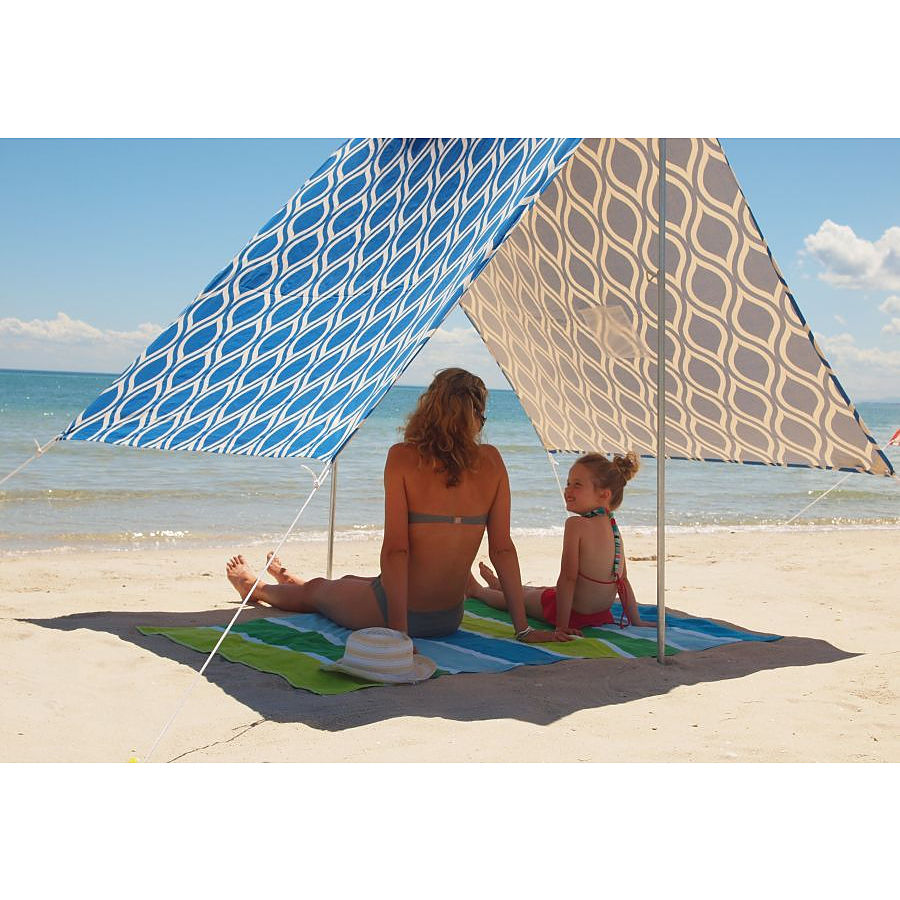 Hollie and Harrie Moroccan Blue Sombrilla Moana Beach Shade - Image 1