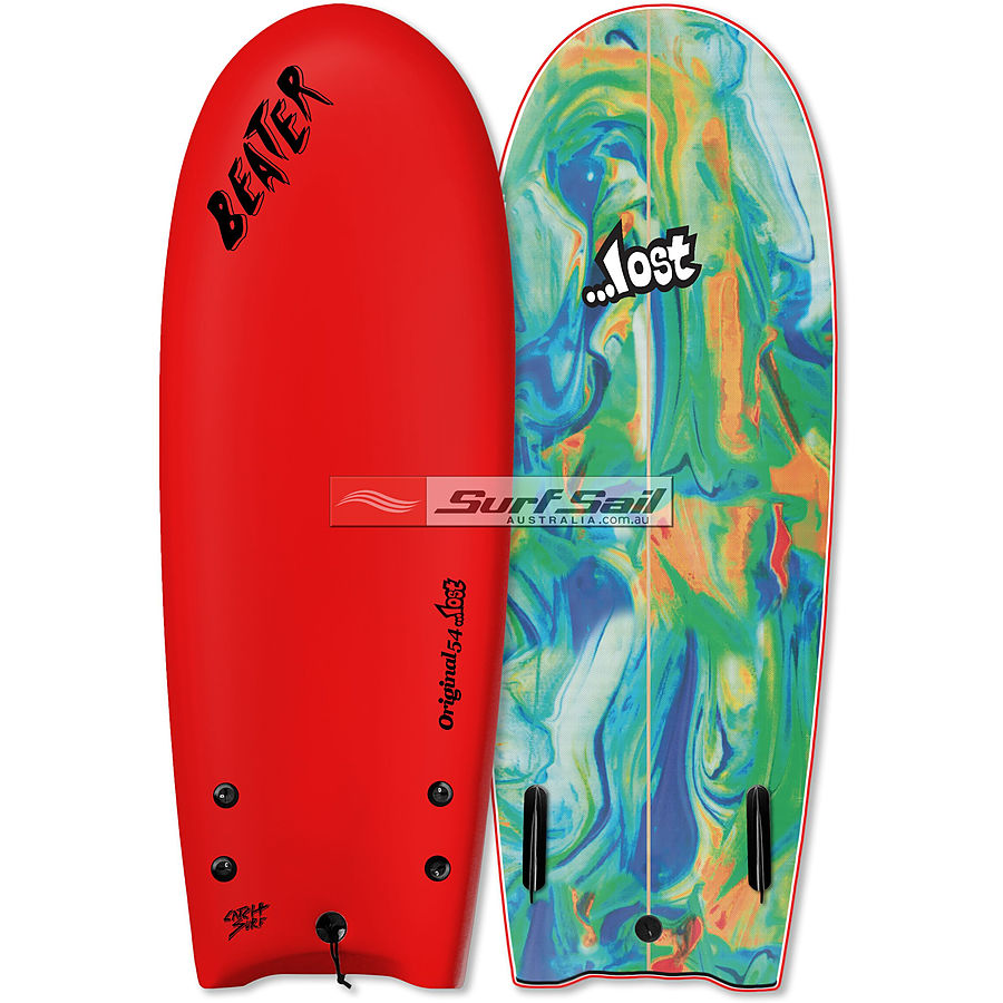 Catch Surf Beater Original Lost 2018 54 inches Twin Fin Softboard Red