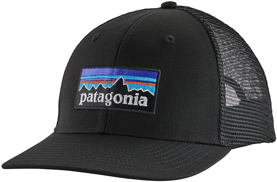 Patagonia P-6 Logo Trucker Cap Black