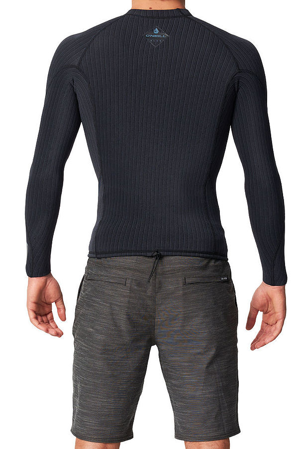 Oneill Hyperx 1.5mm Mens LS Crew Black - Image 3