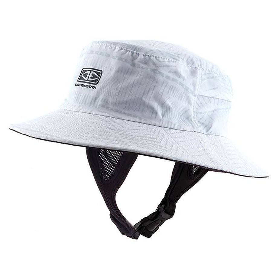 Ocean And Earth Bingin Soft Peak Youth Surf Hat White Marle - Image 1