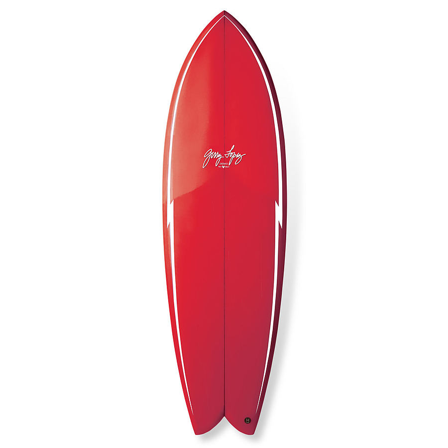 red fish surfboard