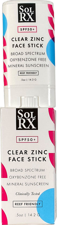 SolRx SPF 50 Zinc Sunscreen Face Stick - Image 1