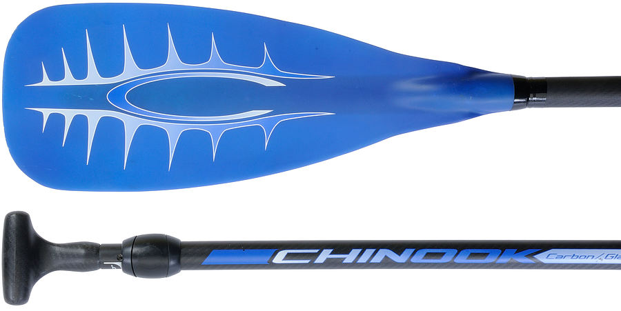 Chinook Hybrid Adjustable SUP Paddle Blue - Image 1