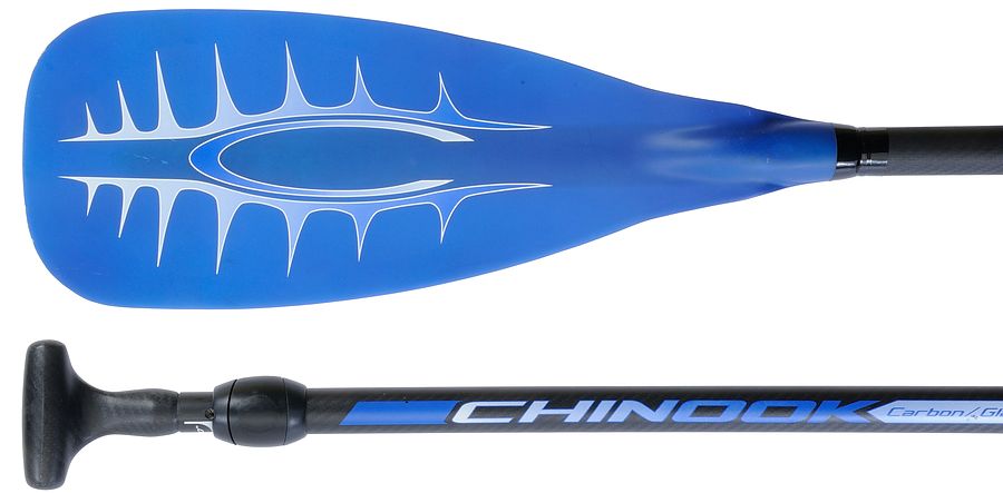 Chinook Hybrid Traveler 3 Piece Adjustable SUP Paddle Blue - Image 1
