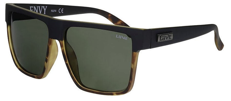 Liive Vision Envy Polar Matt Black Tort Sunglasses - Image 1