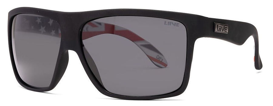 Liive Vision Hoy 4 Polar OZ Matt Black Sunglasses - Image 1