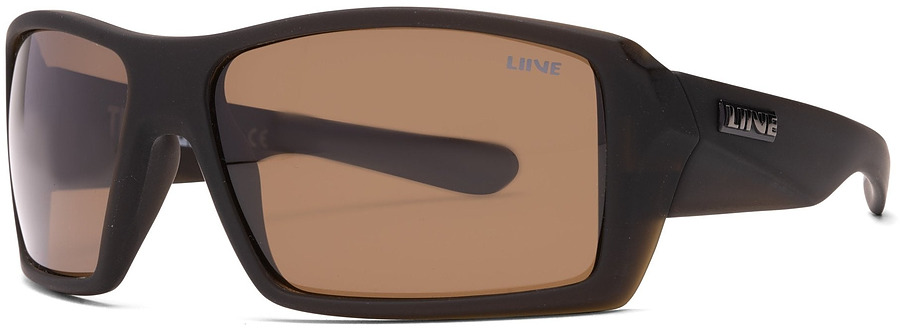 Liive Vision The Edge Polarised Matt Beer Sunglasses