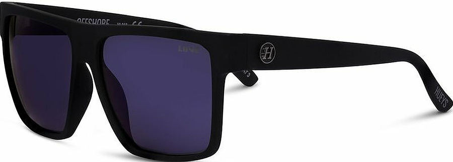 Liive Vision Offshore Matt Black Mirror Polarised Sunglasses - Image 1