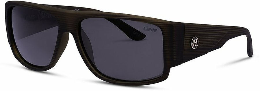 Liive Vision Coast Guard Brown Wood Polarised Sunglasses - Image 1