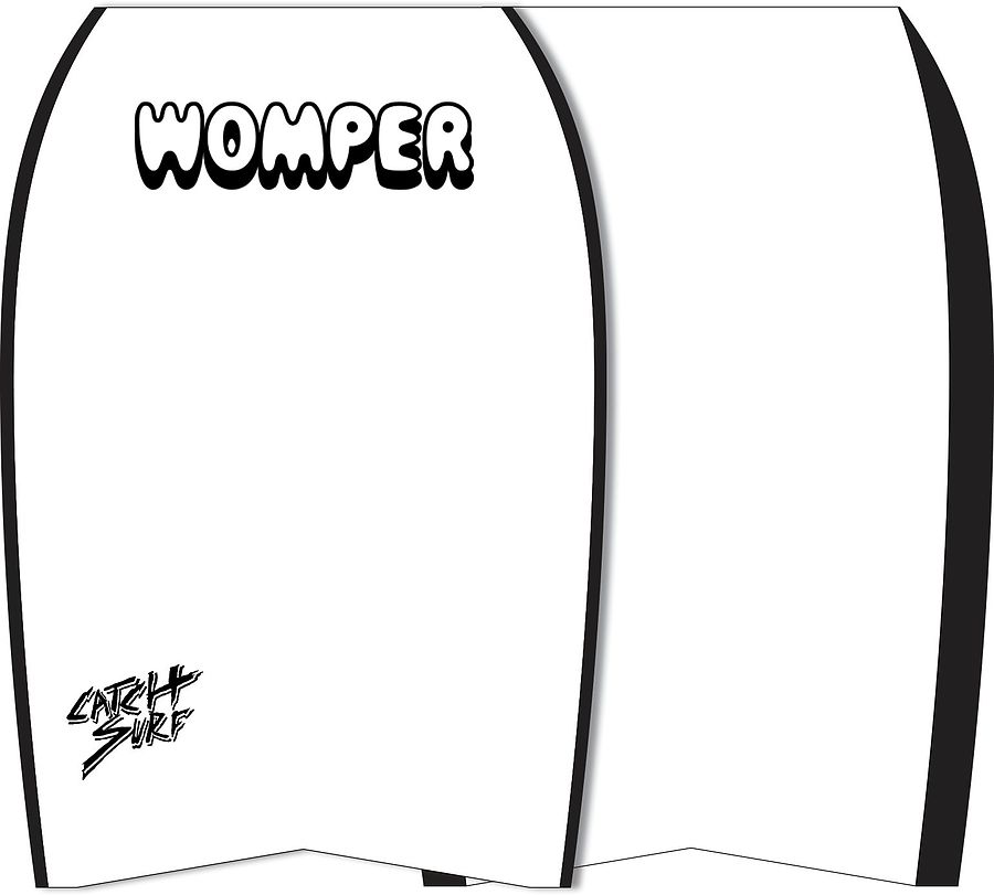 Catch Surf Odysea 2021 Womper Hand Surfboard White - Image 1