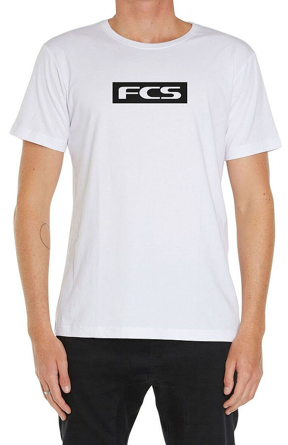 FCS Men's Essentials SS Tee White - Image 1