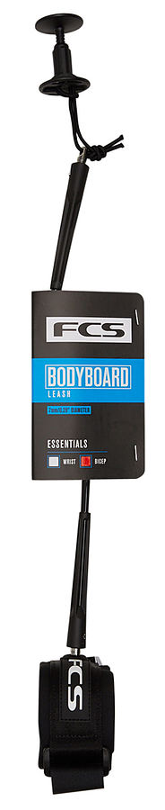 FCS Bodyboard Bicep Leash Black - Image 1