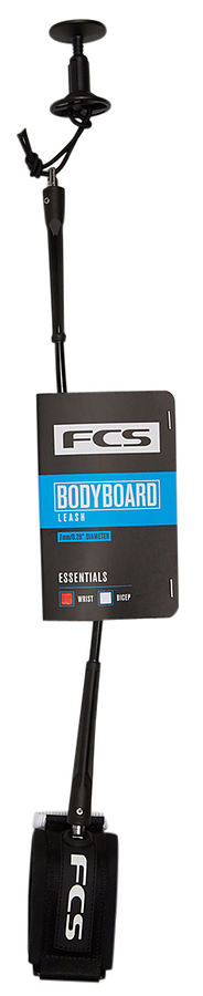 FCS Bodyboard Wrist Leash Black - Image 1