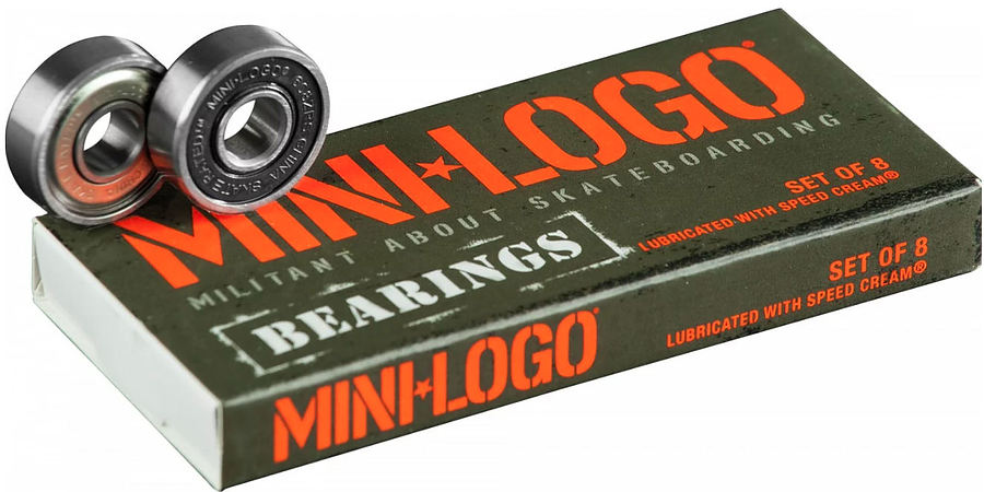 Mini Logo Skate Bearings (Set of 8 Bearings) - Image 1