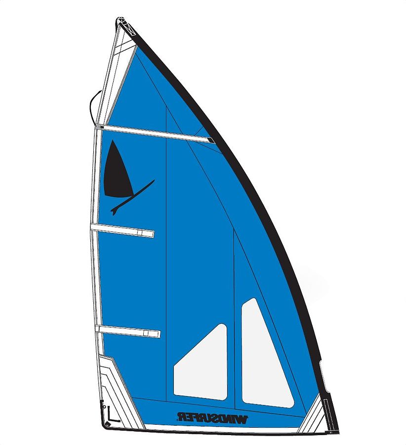 Windsurfer LT Regatta 5.7 Sail Blue - Image 1