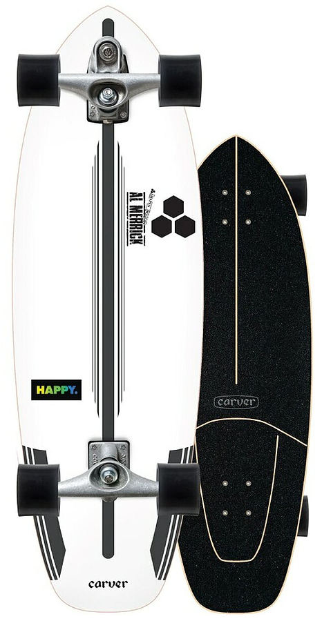 Carver CI Happy C7 Raw Complete Skateboard - Image 1