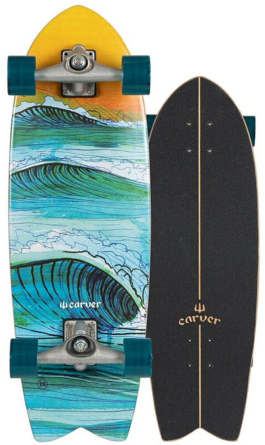 Carver Swallow Raw CX Complete Skateboard - Image 1