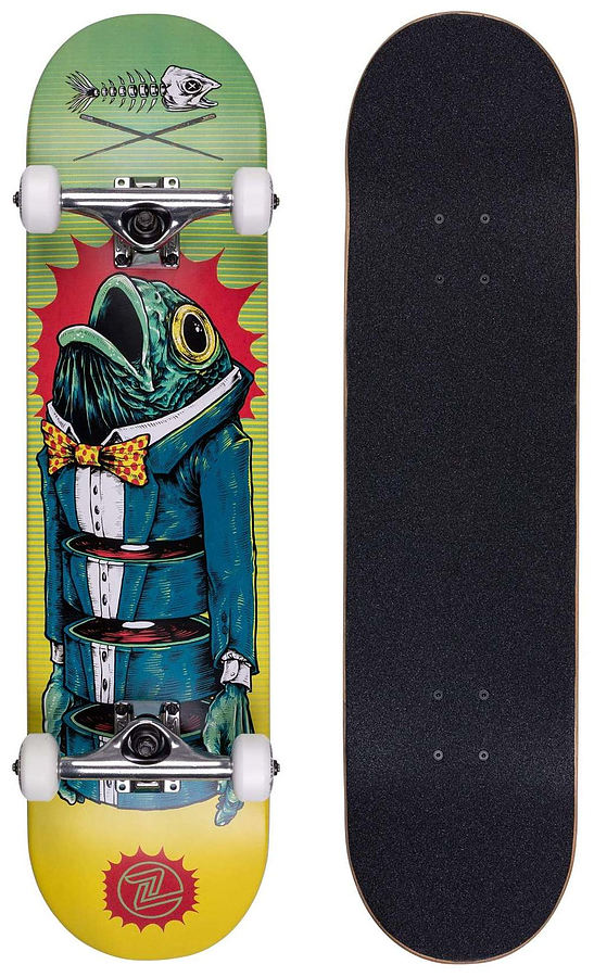 Z Flex Fish Complete Skateboard 8" - Image 1