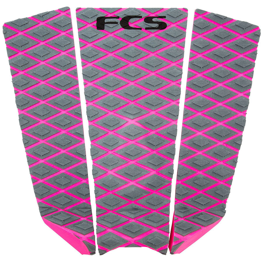 FCS Sally Fitzgibbons Grey Pink Tail Pad - Image 1