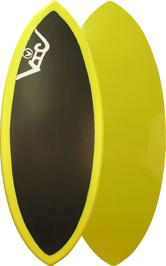 Victoria Skimboards Poly Lift Carbon Yellow Skimboard 2XL - Image 1