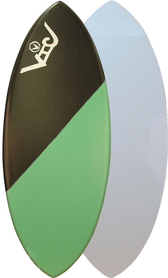 Victoria Skimboards Poly Lift Carbon Green Skimboard 2XL - Image 1