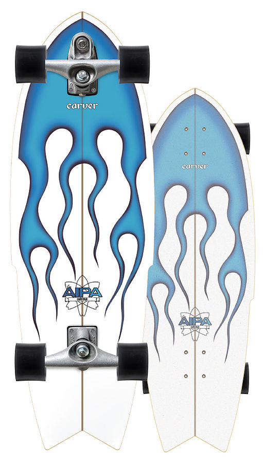Carver Aipa Sting C7 Raw Complete Skateboard - Image 1