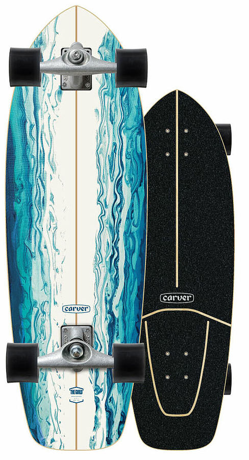 Carver Resin CX Raw Complete Skateboard - Image 1