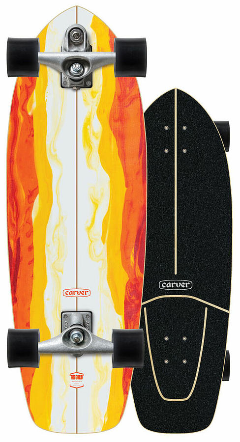 Carver Firefly C7 Raw Complete Skateboard - Image 1