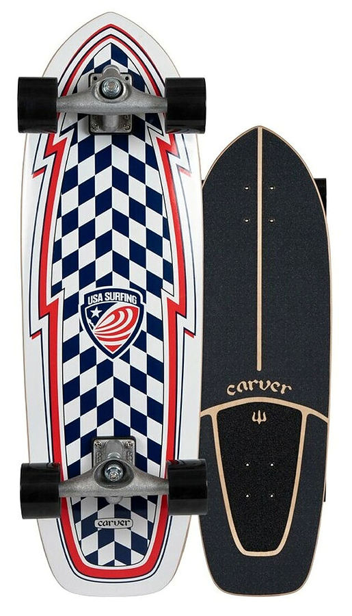 Carver USA Booster CX Raw Complete Skateboard - Image 1