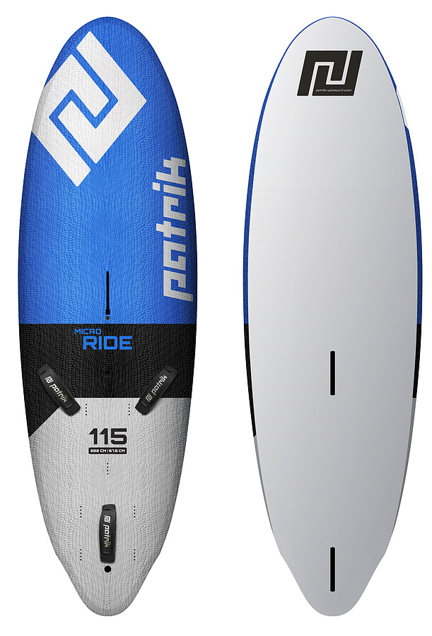 Patrik Micro Ride Kids Windsurfing Board 115 Litres - Image 1