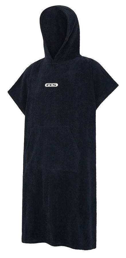 FCS Poncho Beach Towel Black - Image 1