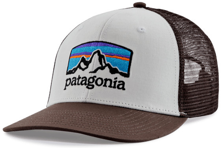 Patagonia Fitz Roy Horizons Trucker Hat White Cone Brown - Image 1