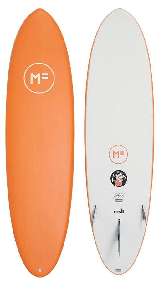 Mick Fanning Softboards Alley Cat Orange FCS II 8 Foot 0 Inches - Image 1