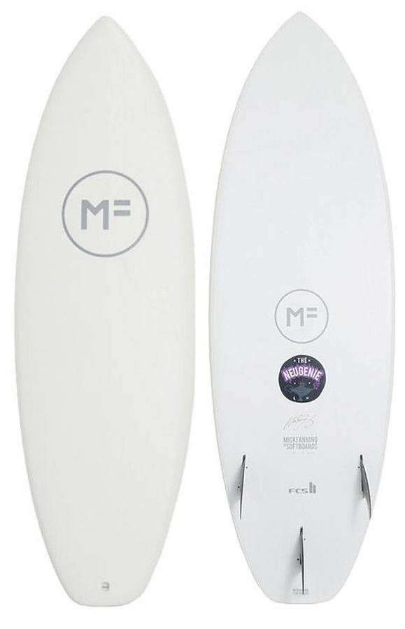 Mick Fanning Softboards Neugenie White FCS II 5 Foot 10 Inches - Image 1