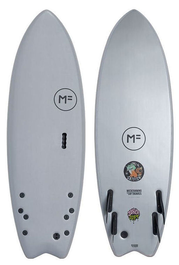 Mick Fanning Softboards Catfish Super Soft Grey 6 Foot 0 Inches - Image 1