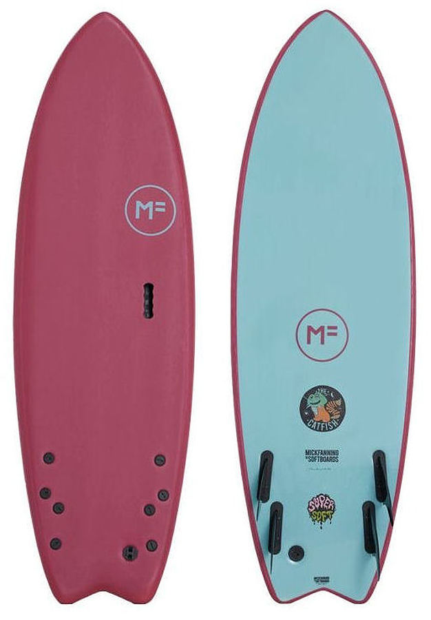 Mick Fanning Softboards Catfish Super Soft  Merlot 5 Foot 10 Inches - Image 1