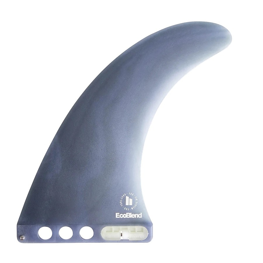 FCS II Connect Neo Glass Eco Longboard Fin Dusky Blue 8 Inches - Image 1