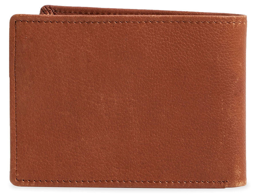 Element Chief Leather Tri-Fold Wallet Chocolate - Image 4