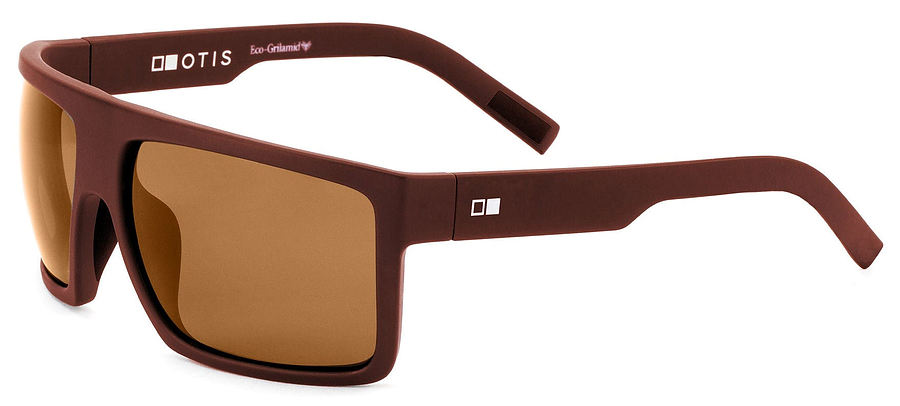 Otis Capitol Sport Matte Espresso Brown Polarised Sunglasses - Image 1