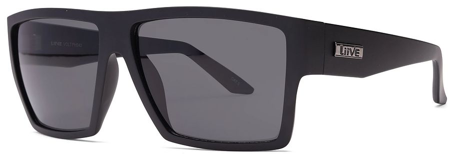 Liive Vision Volt Matt Black Sunglasses - Image 1