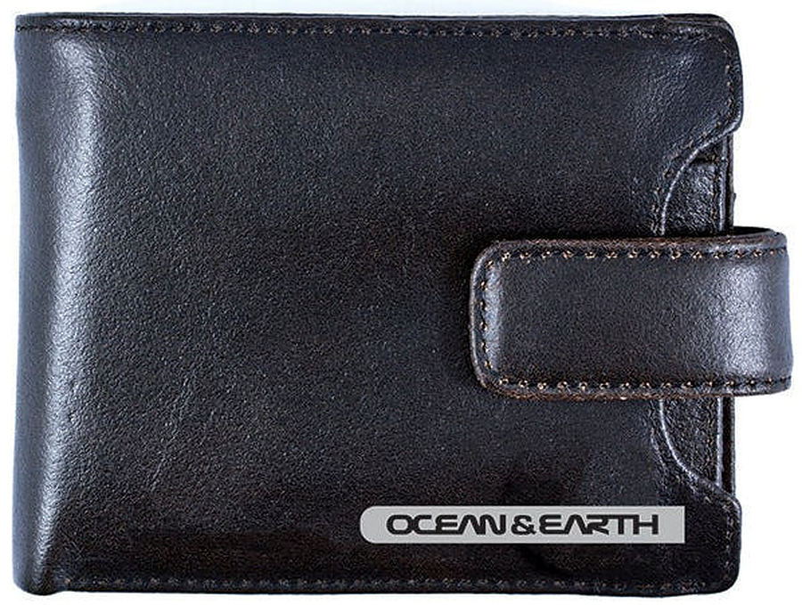 Ocean and Earth Mens Good Kharma Leather Wallet - Image 1