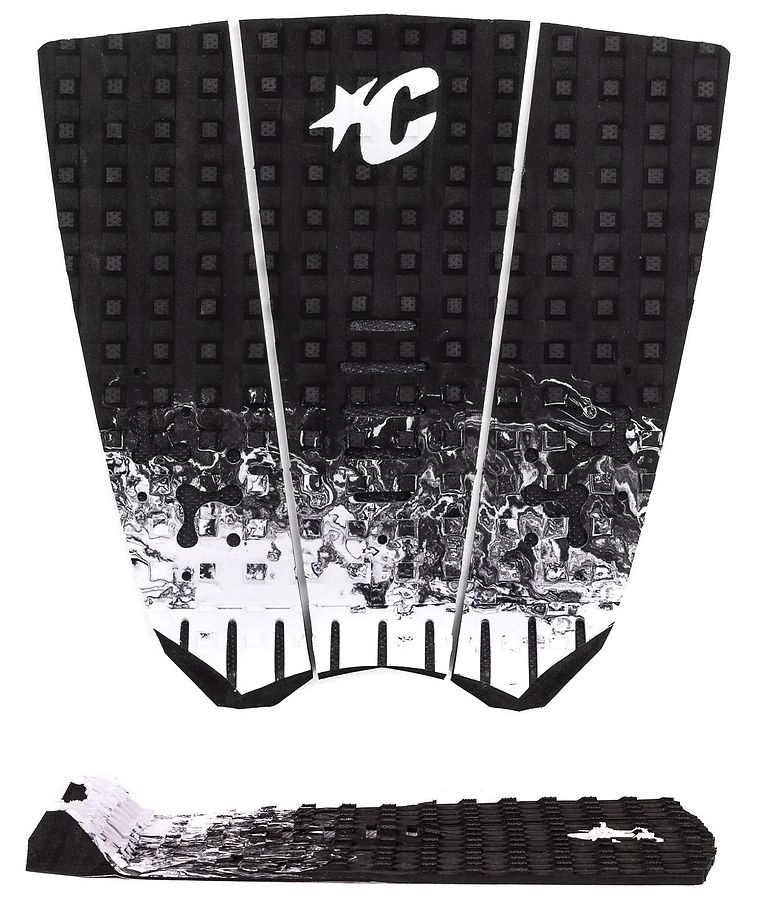 Creatures of Leisure Mick Fanning Loc-Lite EcoPure Tail Pad Black White Fade - Image 1