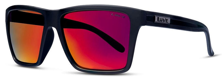 Liive Vision Bazza Mirror Polar Twin Blacks Sunglasses - Image 1