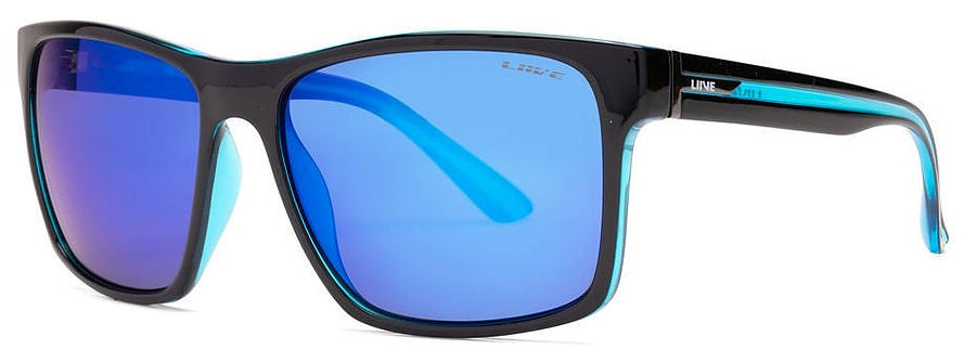Liive Vision Kerrbox Mirror Xtal Neon Black Sunglasses - Image 1