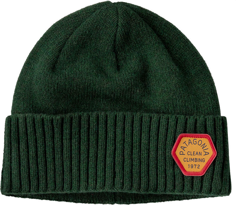 Patagonia Brodeo Beanie Clean Climb Patch:Pinyon Green - Image 1