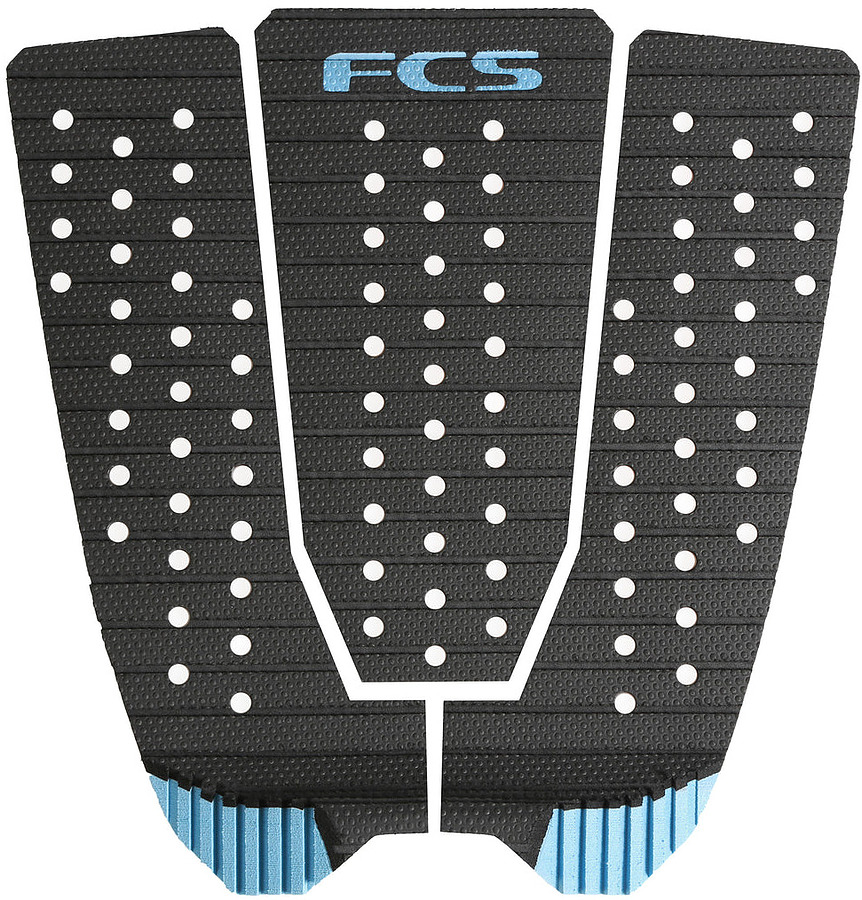 FCS Kolohe Andino Tread Lite Tail Pad Black Tranquil Blue - Image 1