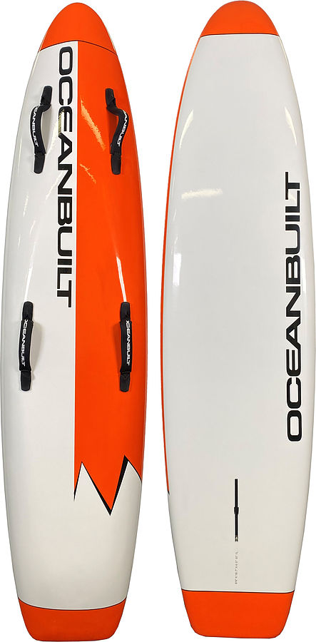 Oceanbuilt Carbon Epoxy Hybrid Nipper Board Orange White - Image 1