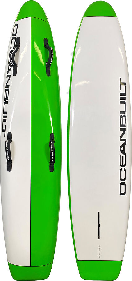 Oceanbuilt Carbon Epoxy Hybrid Nipper Board Green White - Image 1