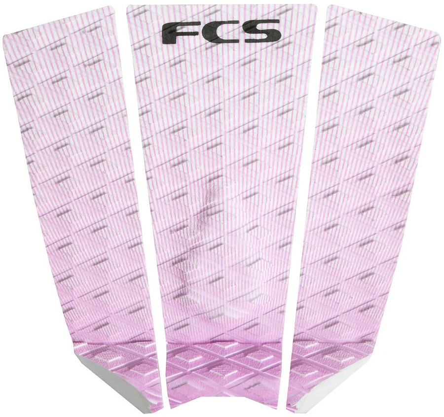 FCS Sally Fitzgibbons White Dusty Pink Tail Pad - Image 1